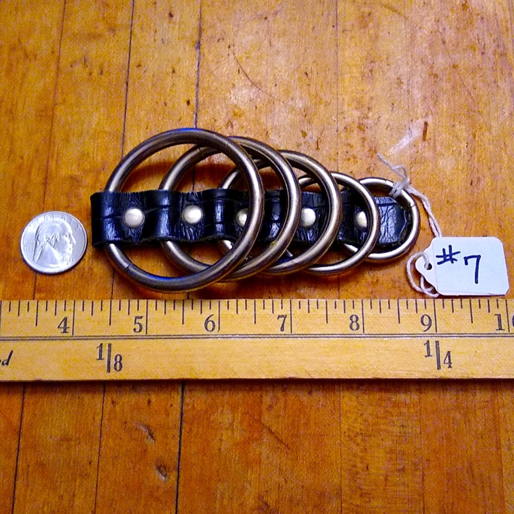 C-ring Metal & Faux Leather, #7